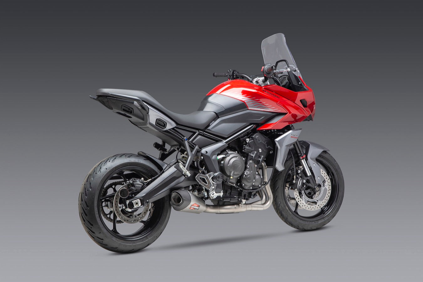 Yoshimura Race AT2 Stainless Full Exhaust w/ Stainless Muffler- Triumph Trident 660 / Tiger Sport 660