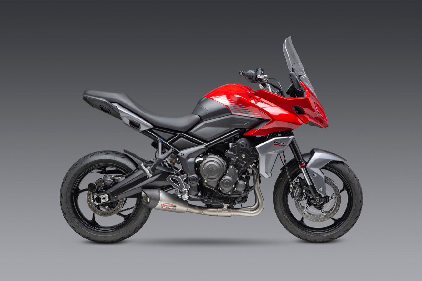 Yoshimura Race AT2 Stainless Full Exhaust w/ Stainless Muffler- Triumph Trident 660 / Tiger Sport 660