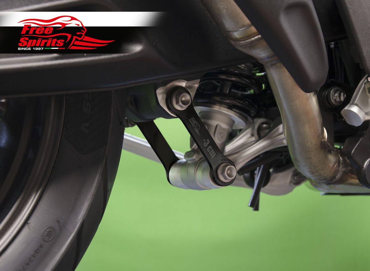 Free Spirits Rear suspension lowering kit (-30 mm) for Triumph Tiger 900 & 850 Sport