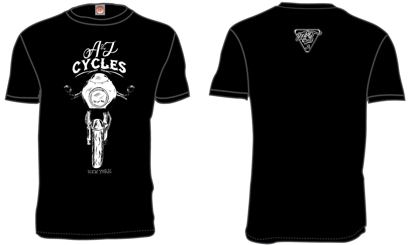 A&J Cycles “R” T-Shirt - Front Graphic