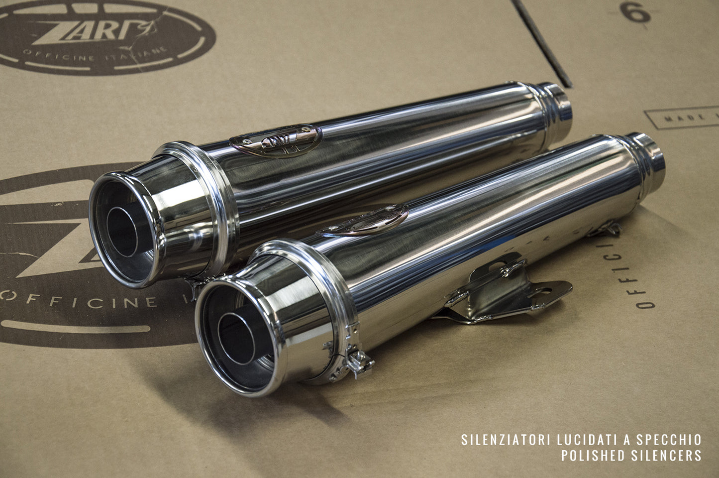 Zard 2>2 Full SHORT CONICAL Exhaust for 2001-2015 Triumph Bonneville