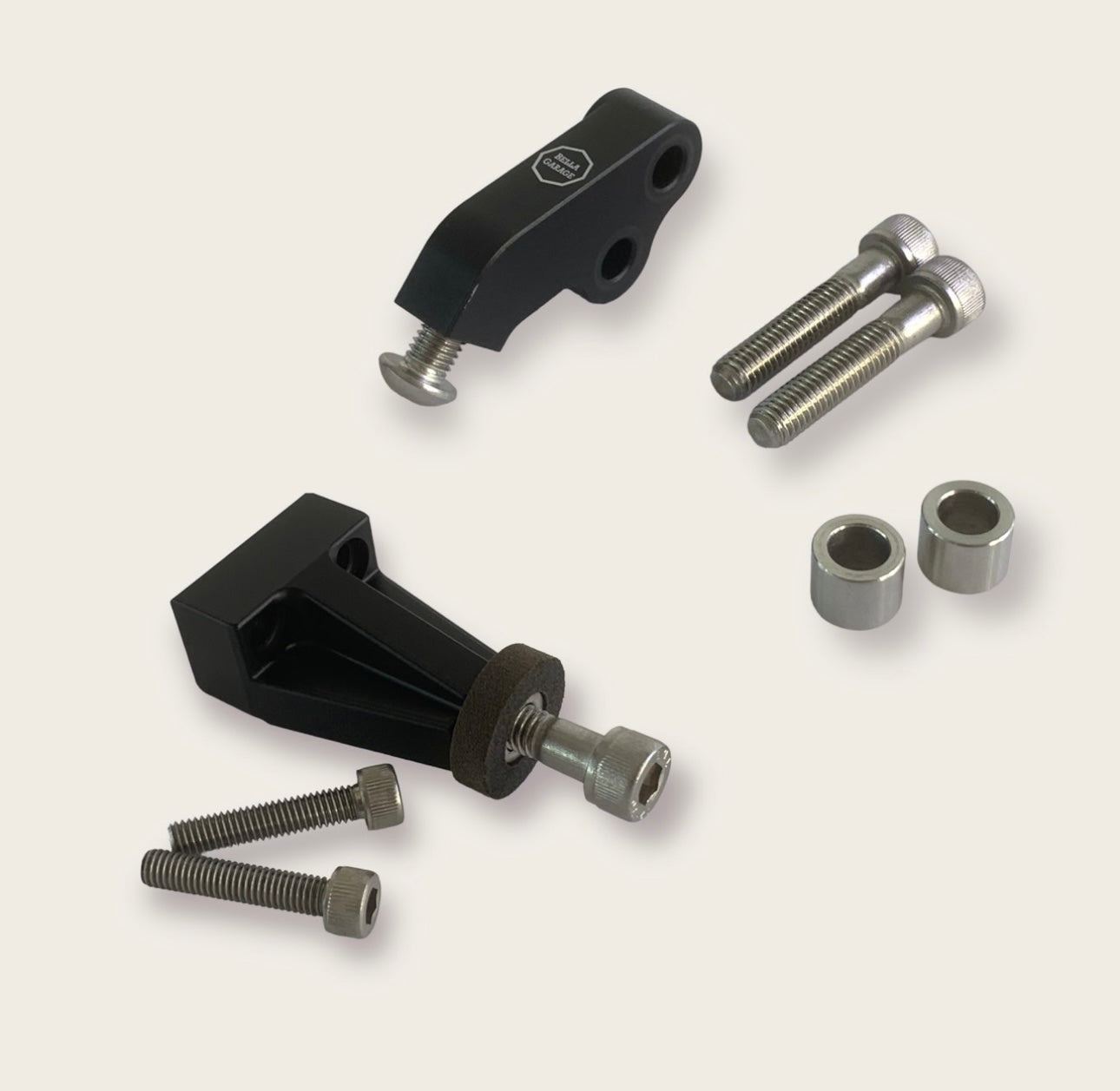 Bella Garage Ohlins Blackline Steering Damper Kit - Triumph Bobber / Speedmaster with 47MM Forks