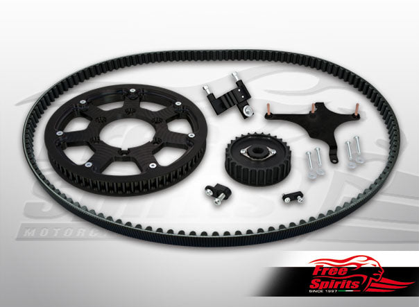 Free Spirits Belt Drive Conversion - Triumph Bobber, Bobber Black and Speedmaster