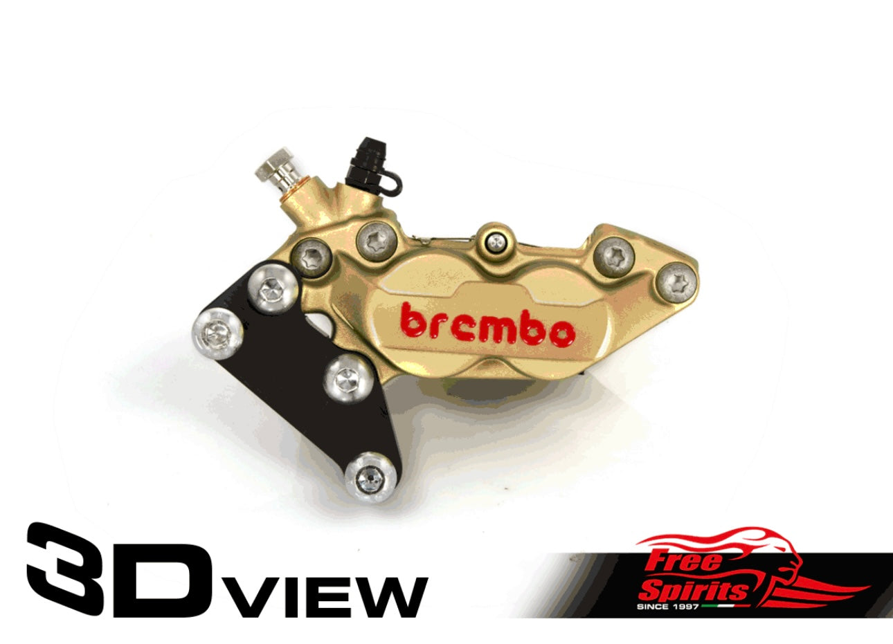 Free Spirits Brembo Front Brake Kit - Harley Davidson Sportster 00-13, Dyna 00-05 & Softail 00-14