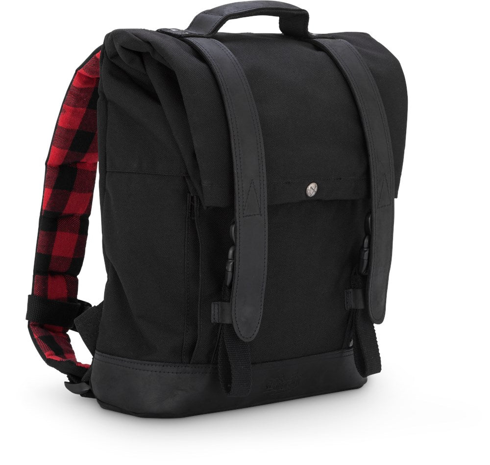 Burly Brand Voyager Backpack - Black or Dark Oak Brown