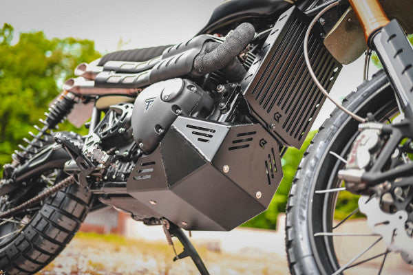 Classicbike Raisch Dakar Skid Plate - Triumph Scrambler 1200