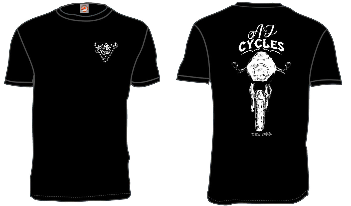 A&J Cycles “R” T-Shirt - Rear Graphic