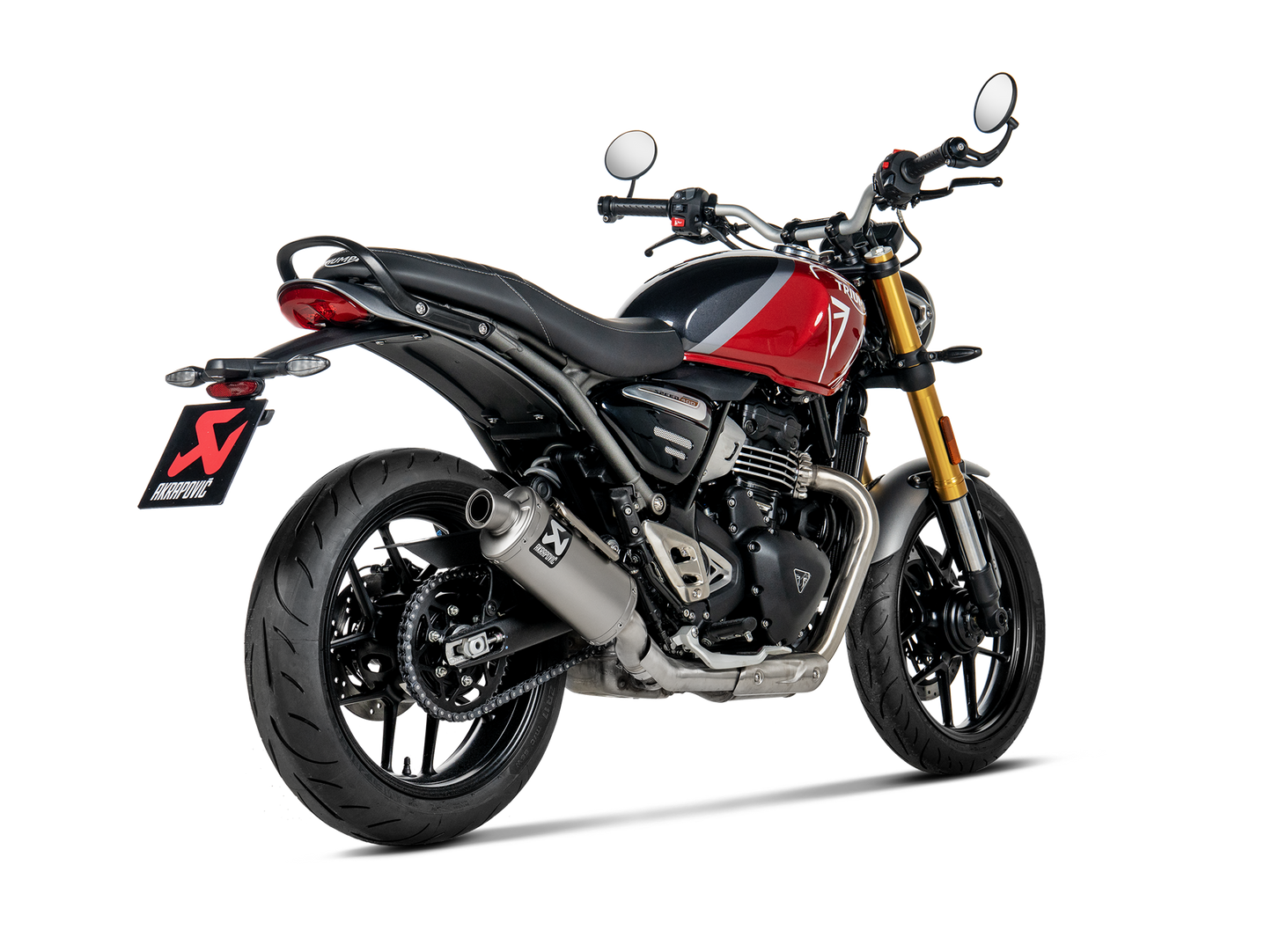 Akrapovic Titanium Slip on - Triumph Scrambler 400 X / Speed 400