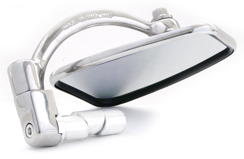 Halcyon 820 Rectangular Bar End Mirror - Stainless