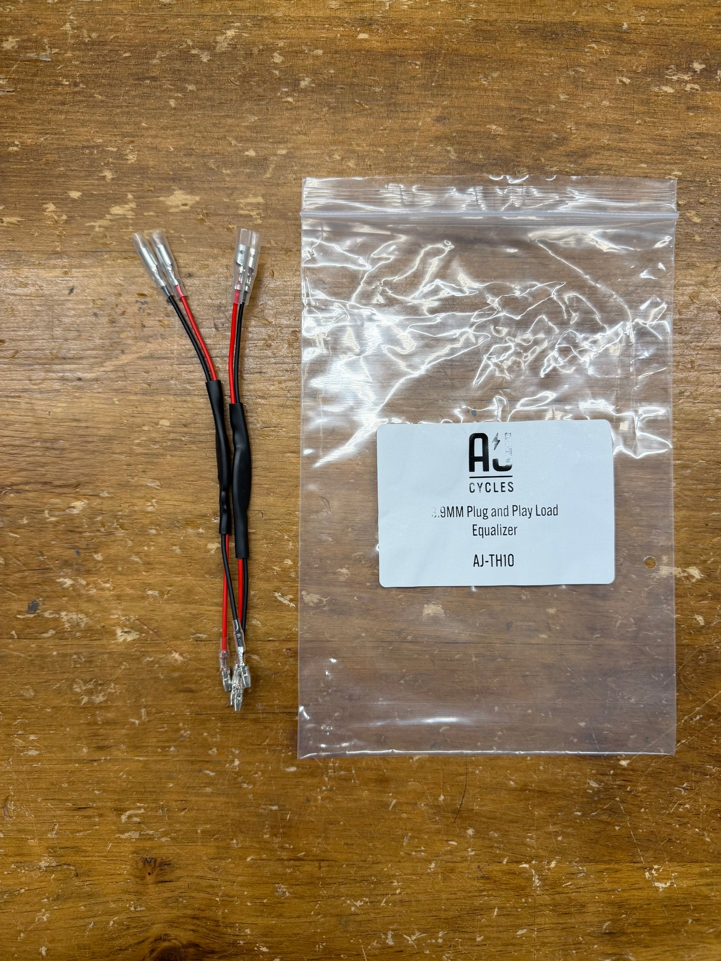 A&J Cycles LED Turn Signal Load Equalizer Kit (3.9MM bullet ends) - Universal