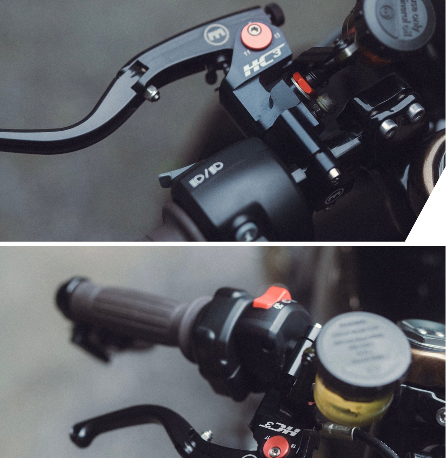 Used Magura HC3 Clutch and Brake Master Cylinder Kit - Thruxton R, RS