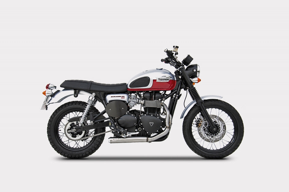 Zard “Cross” 2:1 Low Exhaust for 2001-2015 Triumph Bonneville, Thruxton, Scrambler
