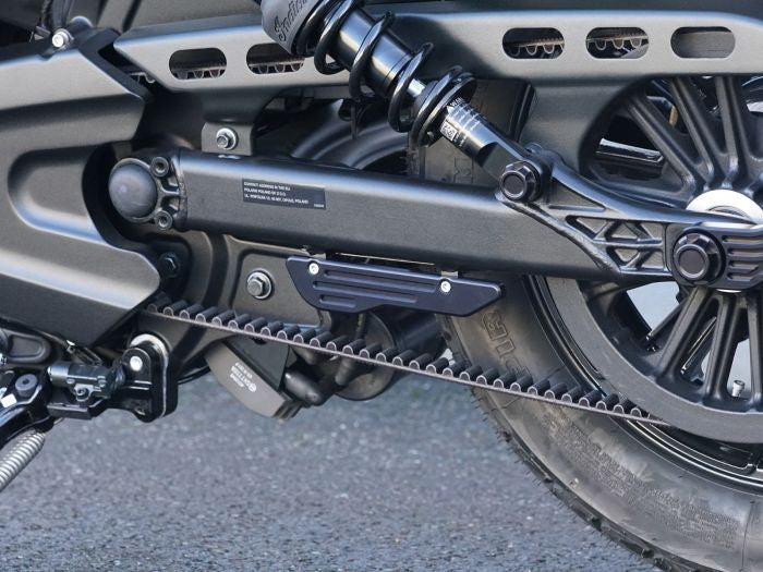 Wunderkind Pulley and Belt Guard Covers - Indian Scout Bobber