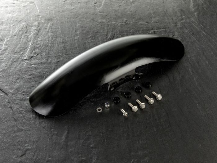 Wunderkind Custom Front Fender - Steel - Triumph Bobber Black