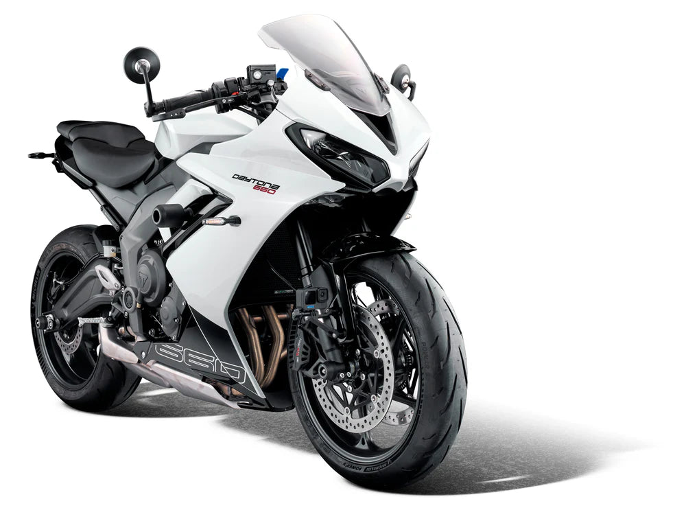 Evotech Performance Engine Crash Protecters - 2024+ Triumph Daytona 660