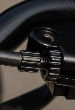 Motone Twister Titanium Clutch Adjuster - Black - M8X1.25X18
