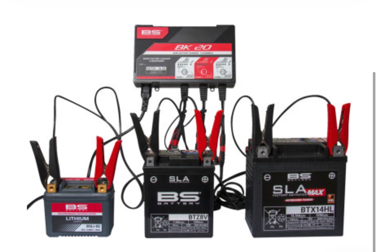 BS Battery 3 Bank Charger / Tender 3 AMP - BK 20