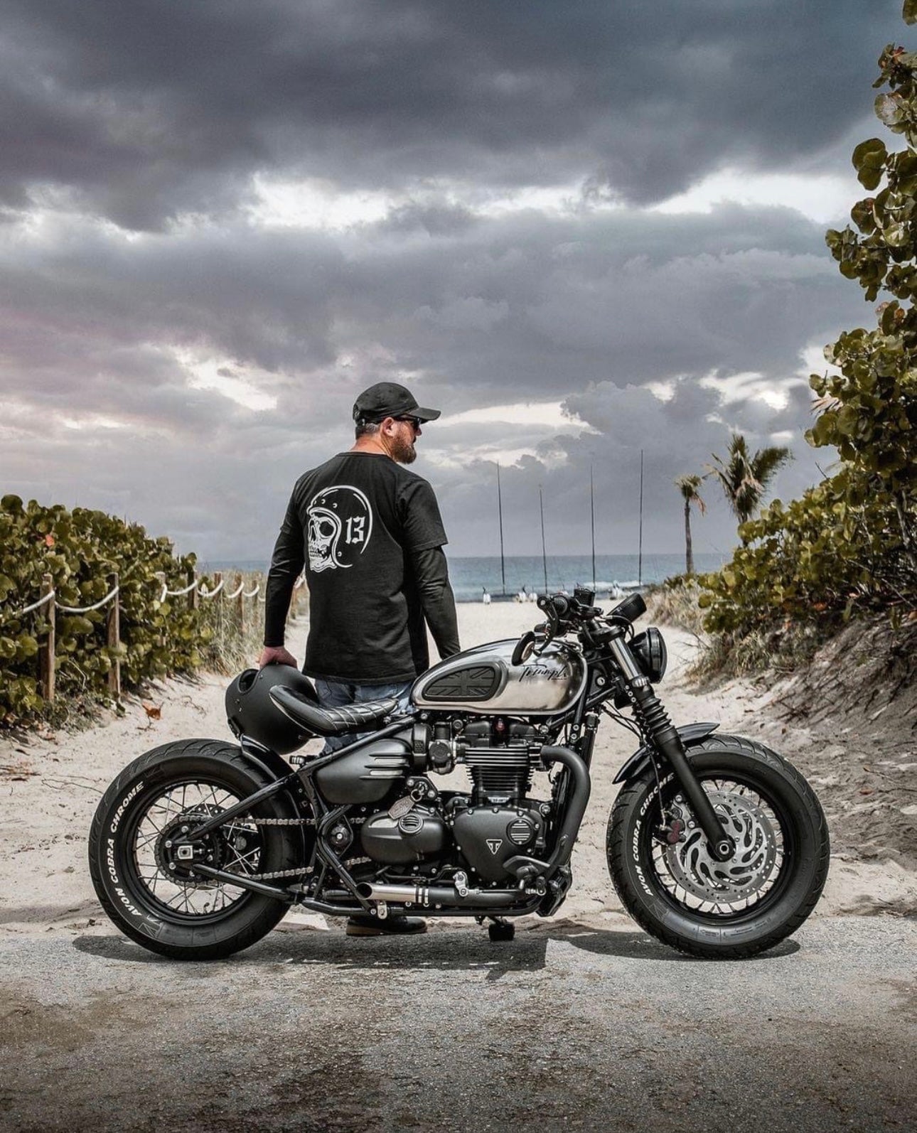 Bella Garage Short Rear Fender - Gloss Black