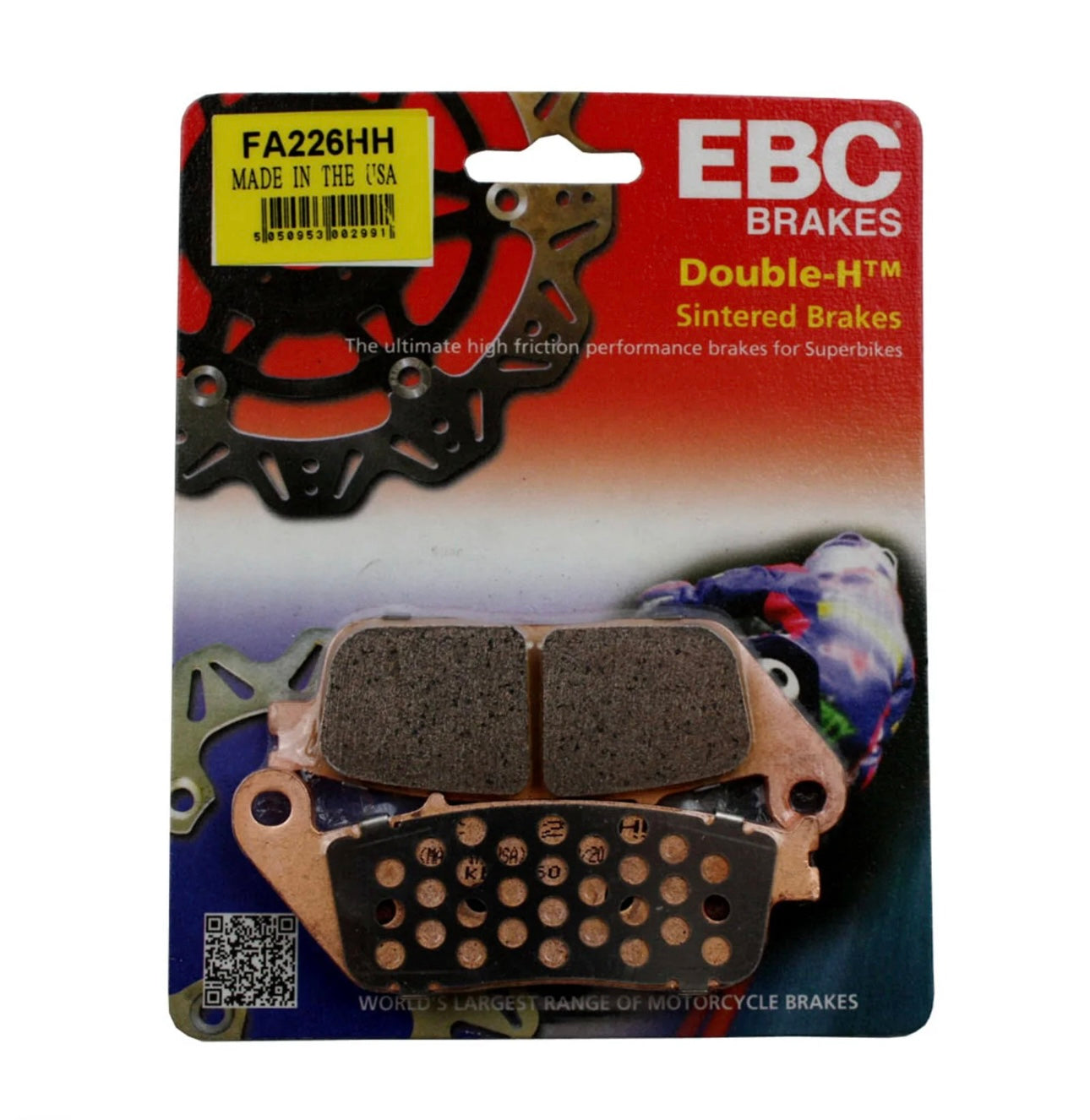 EBC Sintered HH Brake Pads - FA226HH - Front - Triumph Trident 660, Tiger Sport 660