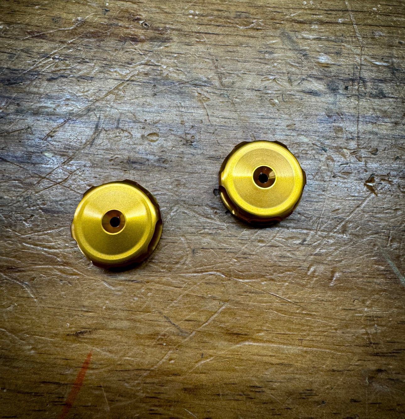 Ohlins Billet Compression Adjusters - Gold - A & J cycles – A&J Cycles