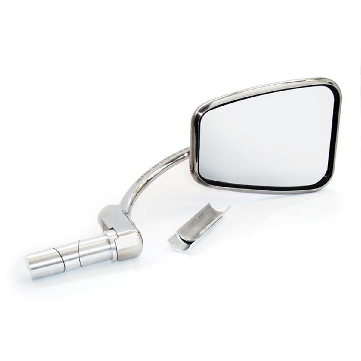 Halcyon 820 Rectangular Bar End Mirror - Stainless