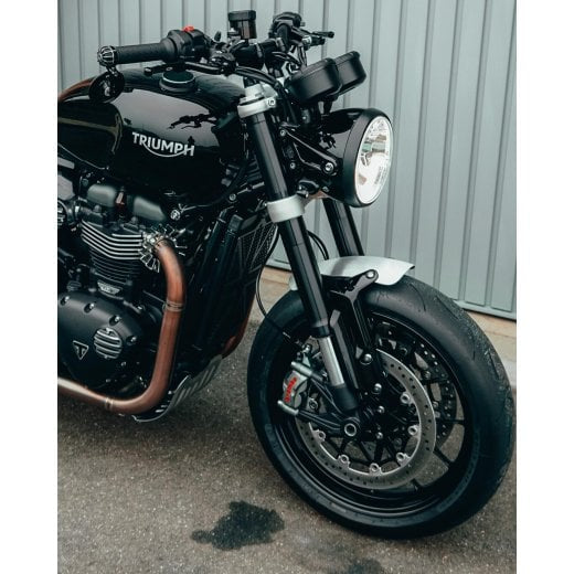 Motone Short Front Fender - Brushed - 2022+ Speed Twin 1200