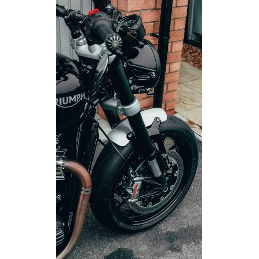 Motone Short Front Fender - Brushed - 2022+ Speed Twin 1200