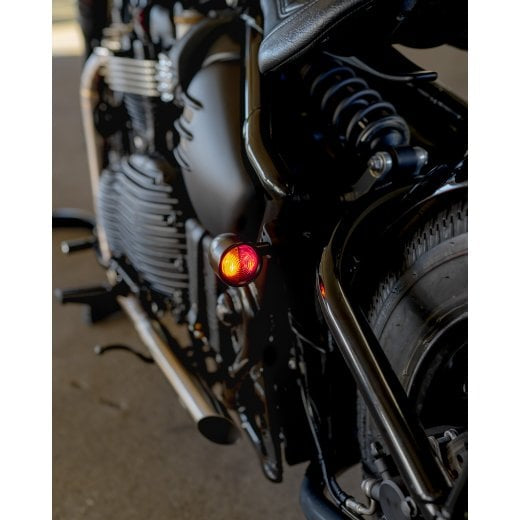 Motone Icon LED Turn Signals - 3:1 Multifunction Red/Amber