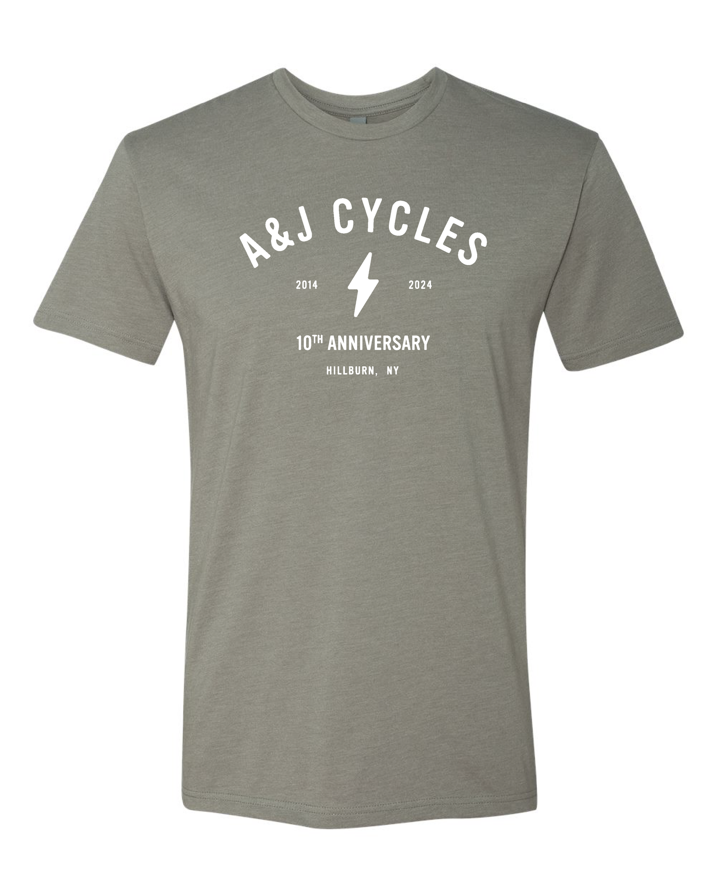 A&J Cycles 10th Anniversary T-Shirt - Storm Grey