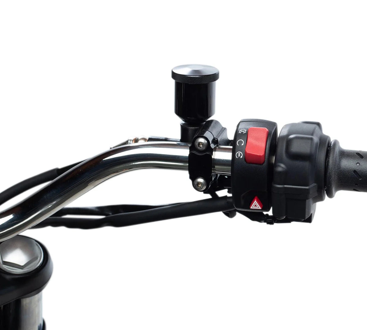 British Customs Direct Mount Front Brake Reservoir for Nissin Master Cylinder