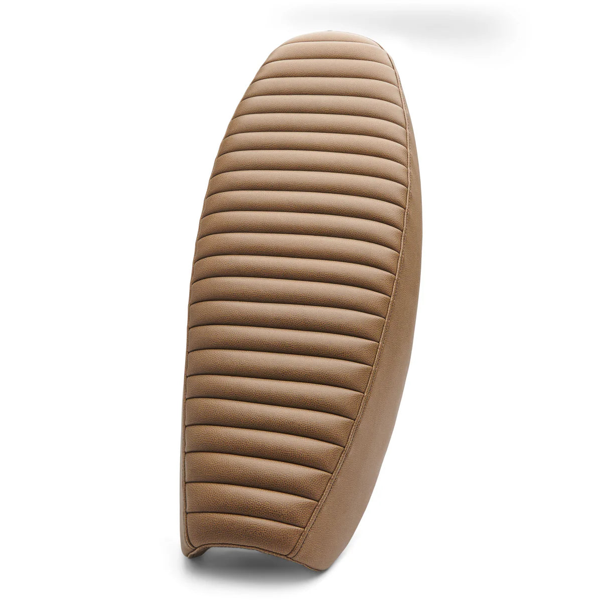 British Customs True Tuck and Roll Slammer Seat - Brown - Street Twin, T120, T100, Street Scrambler