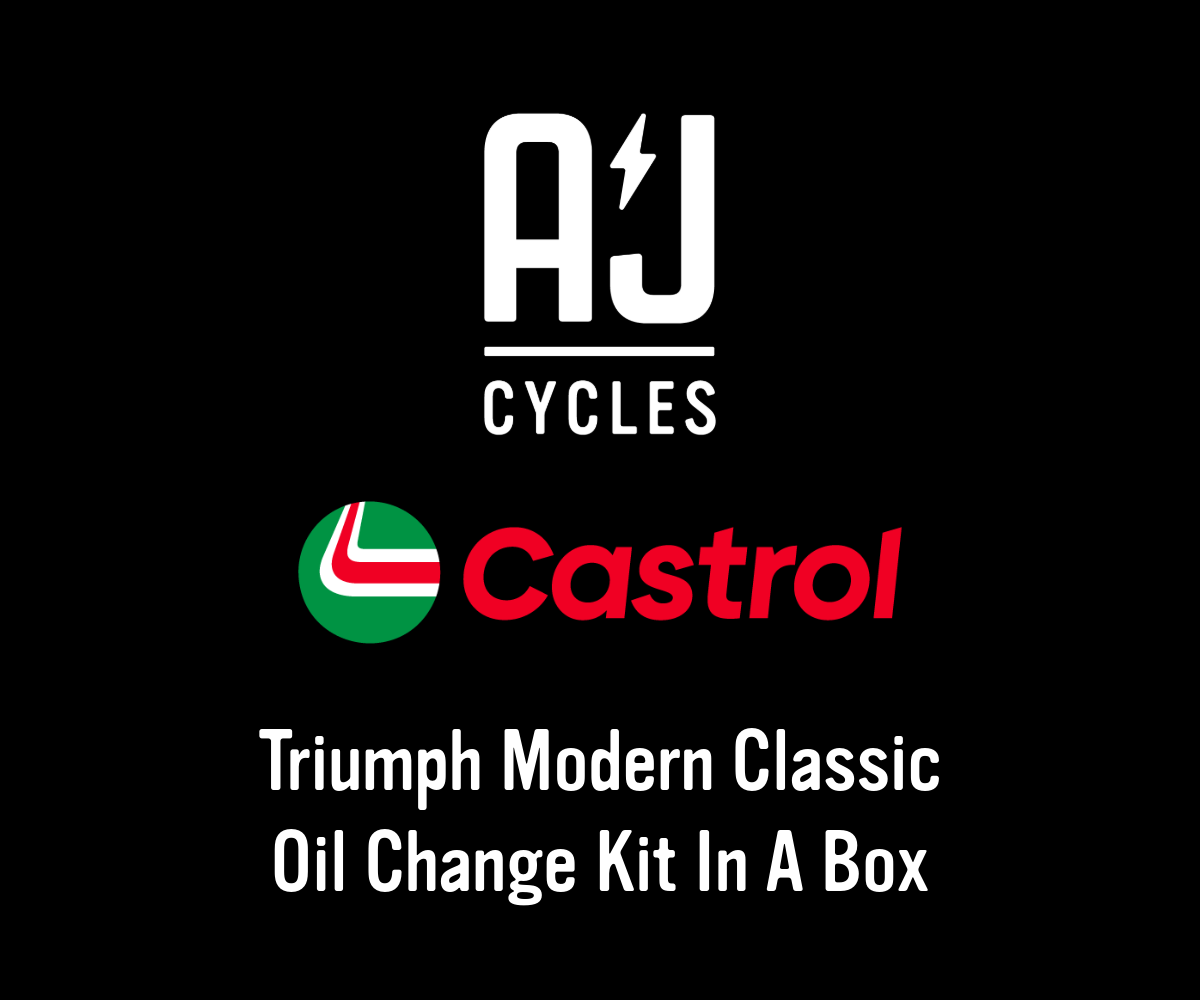 Triumph Modern Classic Synthetic Oil Change Kit - Castrol / Hi Flo