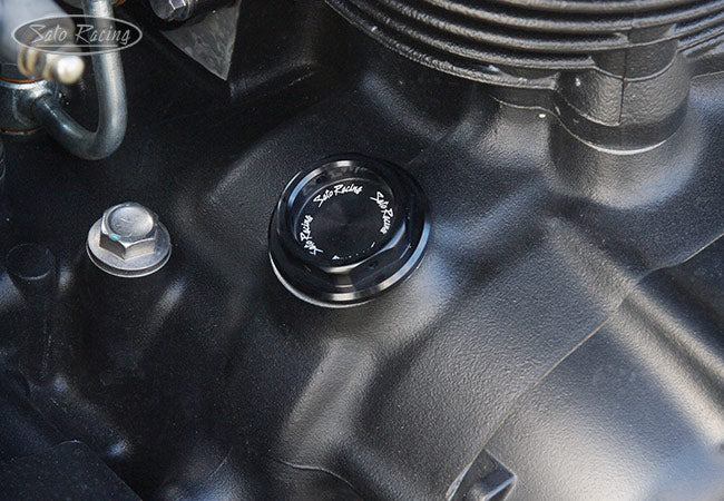 Sato Racing Oil Fill Cap - Black