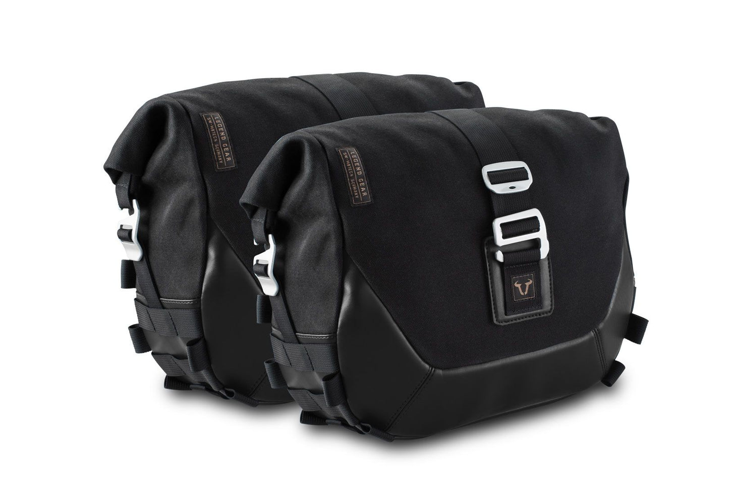 SW-Motech Legend Gear 19.6 L Saddlebag Setup with Quick SLC Disconnect Brackets - Triumph Thruxton RS / FE
