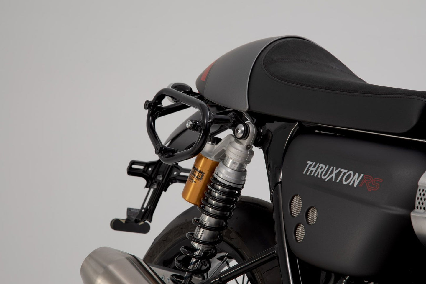 SW-Motech Legend Gear 19.6 L Saddlebag Setup with Quick SLC Disconnect Brackets - Triumph Thruxton RS / FE