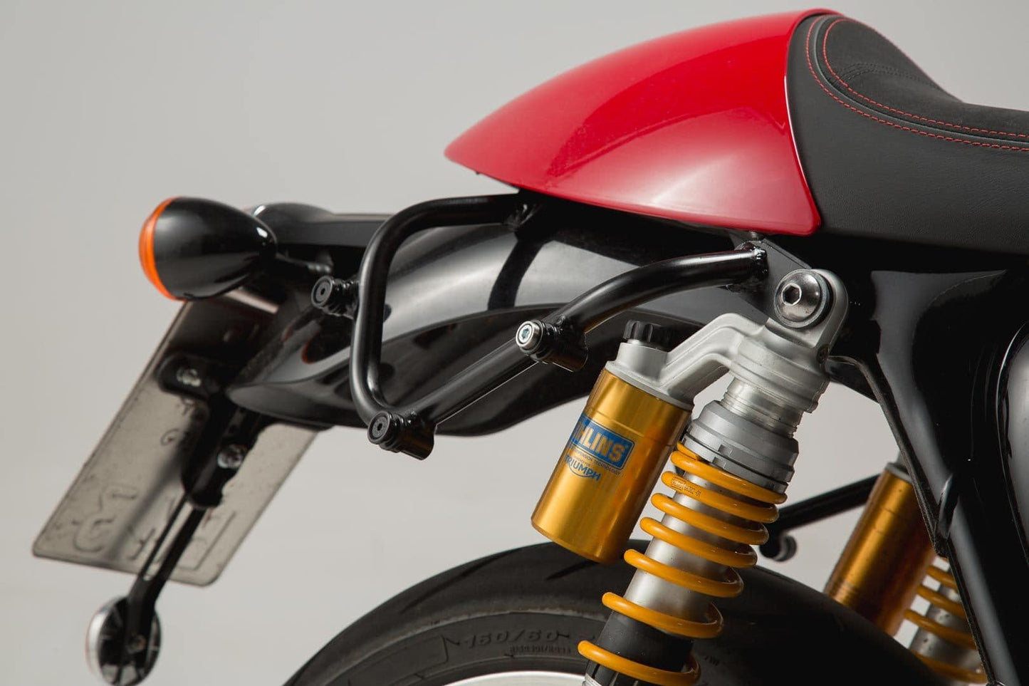 SW-Motech Legend Gear 19.6 L Saddlebag Setup with Quick Disconnect SLC Brackets - Triumph Thruxton R / TFC