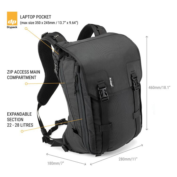 Kriega Max 28 Expandable Backpack