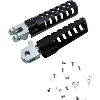 Burly Razorback Rider Foot Pegs - 2001 - 2015 Triumph Bonneville, Scrambler, Thruxton