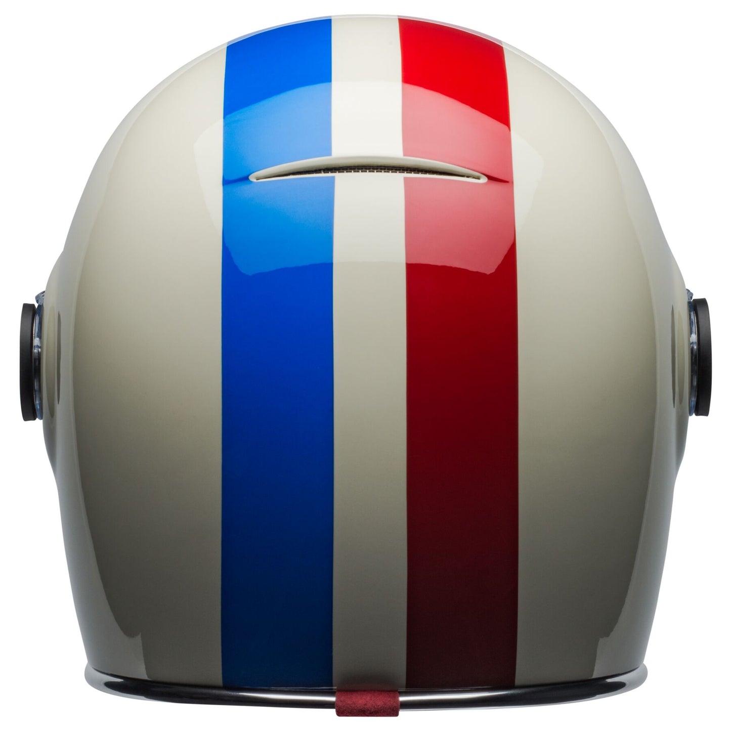 Bell Bullitt Helmet - COMMAND GLOSS VINTAGE WHITE/OXBLOOD/BLUE