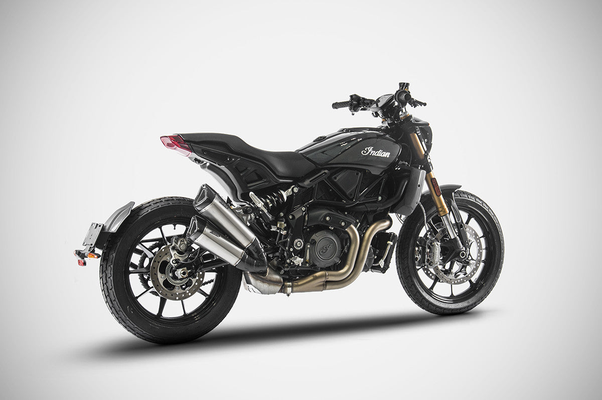 Zard Titanium Slip Ons - 2018-2024 Indian FTR 1200