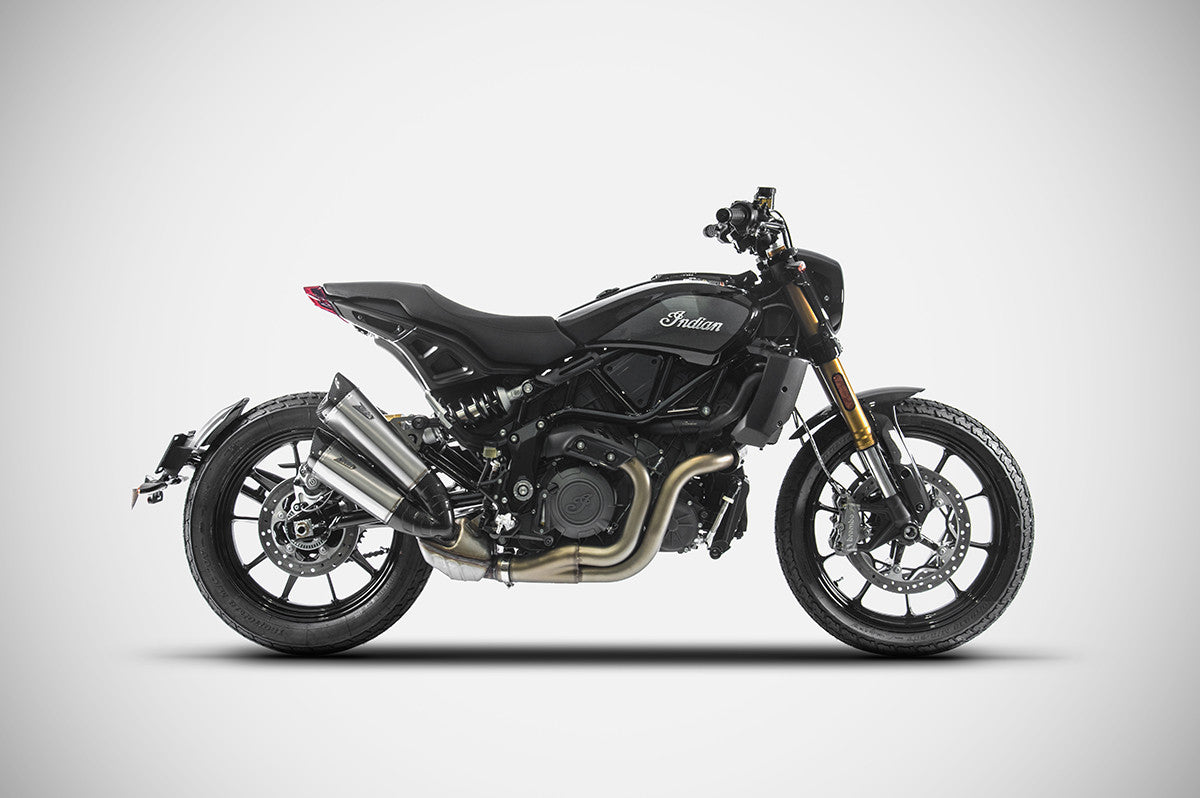 Zard Titanium Slip Ons - 2018-2024 Indian FTR 1200
