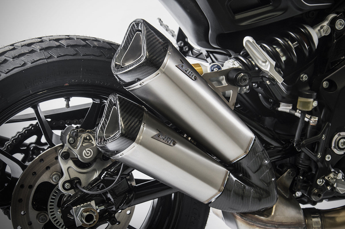 Zard Titanium Slip Ons - 2018-2024 Indian FTR 1200