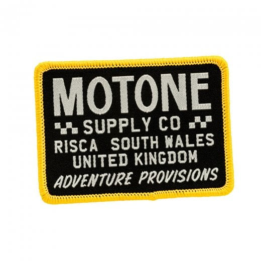 Motone Heritage Woven Patch - Yellow
