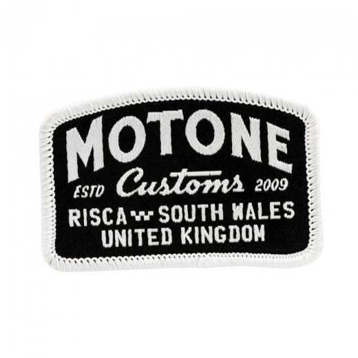 Motone Angry Arch Woven Patch - Black