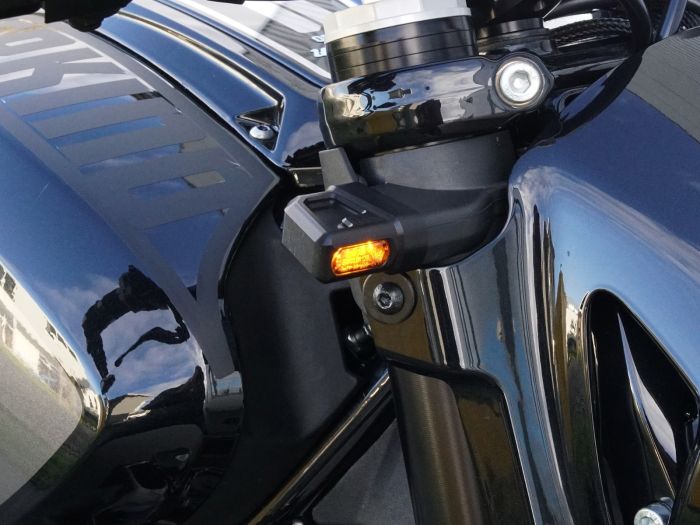 Wunderkind littleone Billet LED Turn Signals - Front - Indian FTR 1200