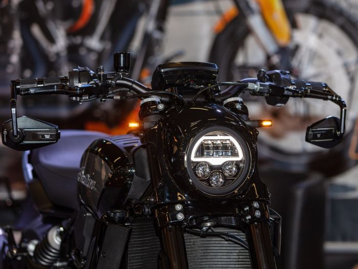 Wunderkind littleone Billet LED Turn Signals - Front - Indian FTR 1200