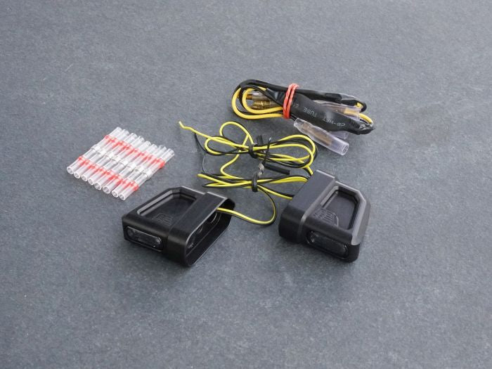 Wunderkind littleone Billet LED Turn Signals - Front - Indian FTR 1200