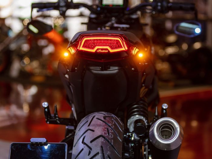 Wunderkind littleone Billet LED Turn Signals - Rear - Indian FTR 1200