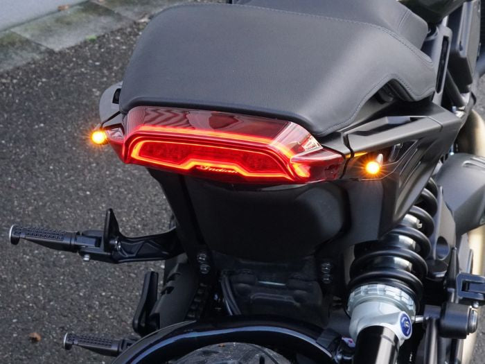 Wunderkind littleone Billet LED Turn Signals - Rear - Indian FTR 1200
