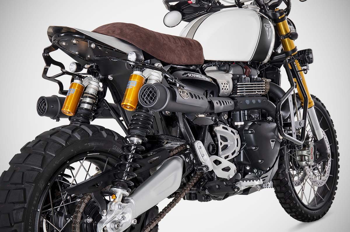 Zard Twin High Full Exhaust Kit - 2029-2023 Triumph Scrambler 1200